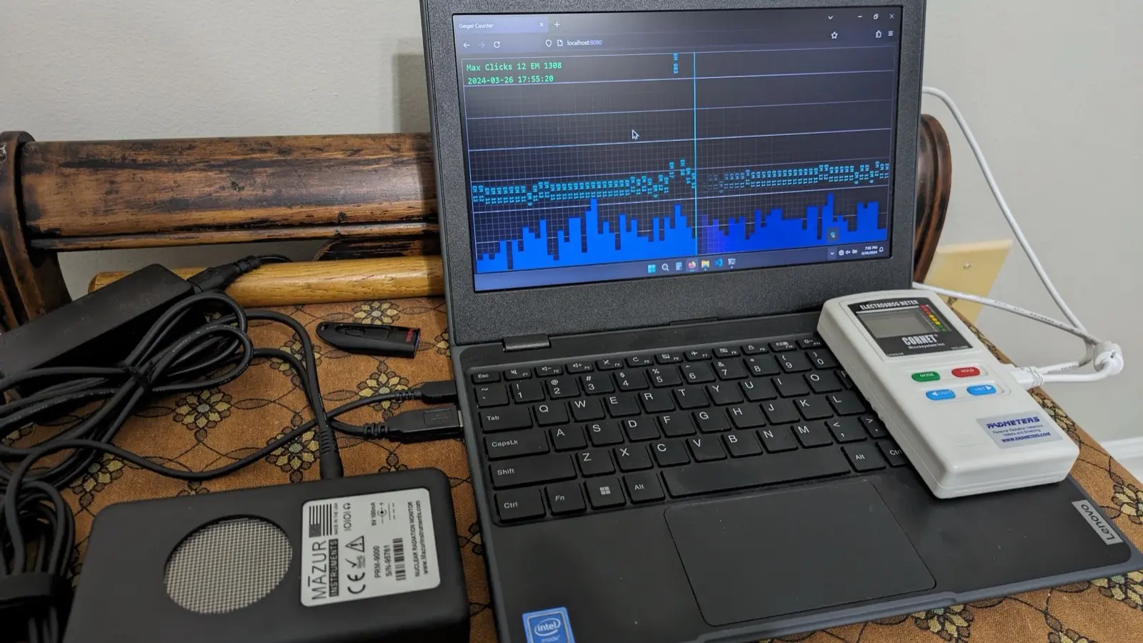 Electromagnetic Field Detector